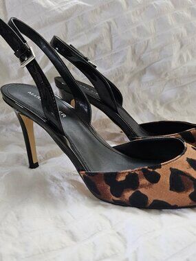 Slingback Leopard print heels